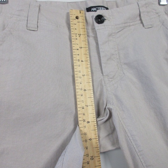 Arc'teryx Straight Leg Pants Women 6 Grey Cotton Blend Hiking Outdoor Casual 280 - Picture 10 of 13